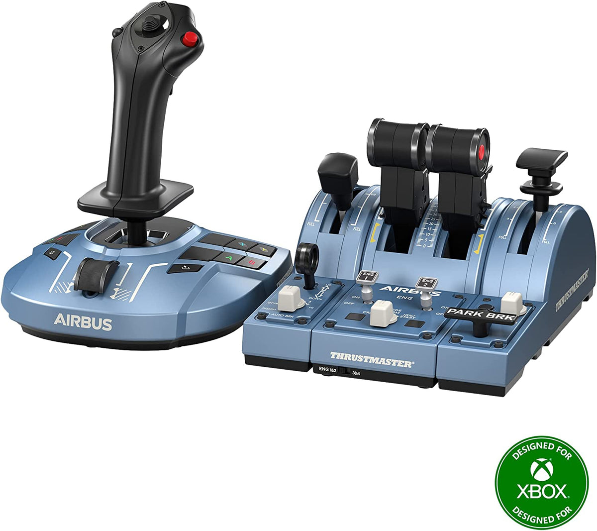 TCA Captain Pack X Airbus Edition – Official Replica Joystick & Throttle – Magnetic Technology – for Xbox Series X|S, Xbox One & PC – Ideal for Microsoft Flight Simulator 2024