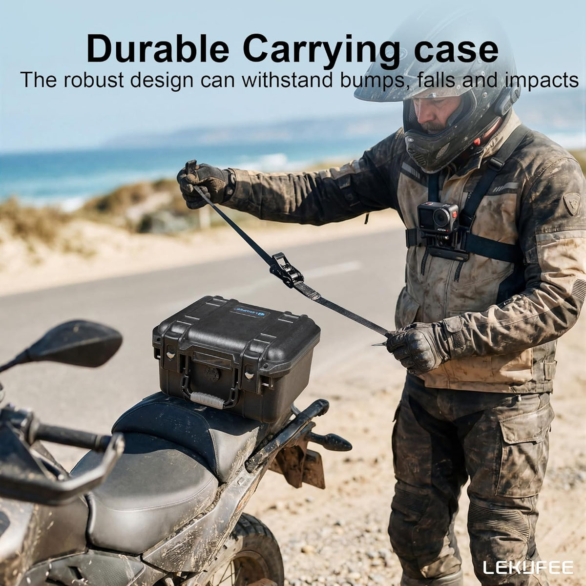 Waterproof Hard Case for DJI Osmo Action 6, Osmo Action 5 Pro/4/3 Camera,Adventure Combo,Standard Combo and More Accessories(Case Only)