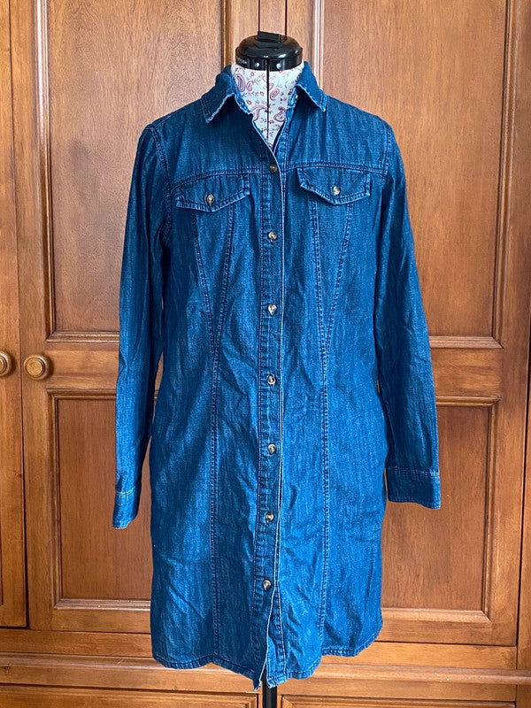 Soft denim dress