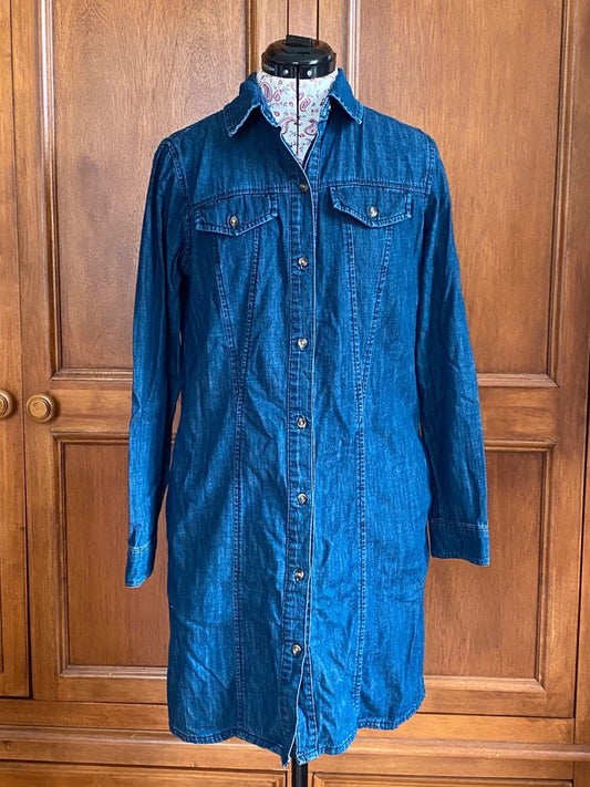 Soft denim dress