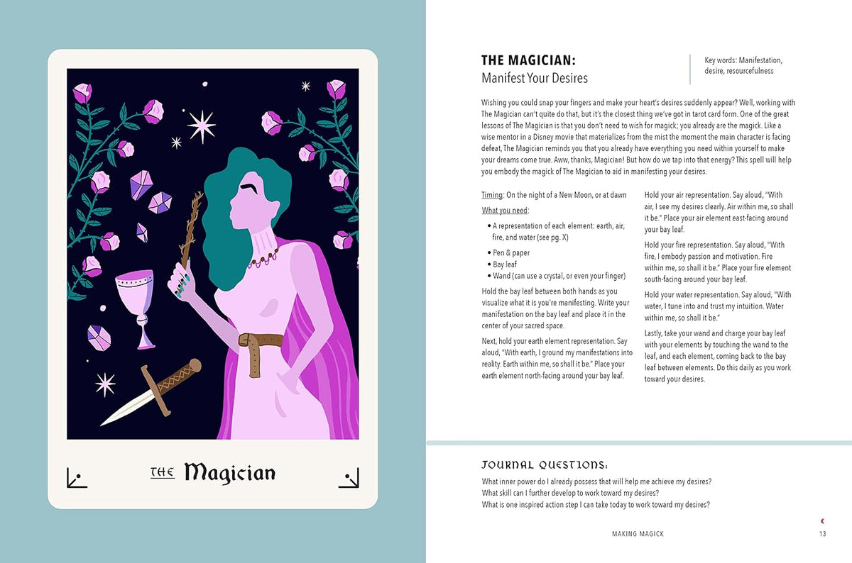 The Tarot Spellbook: 78 Witchy Ways to Use Your Tarot Deck for Magick and Manifestation