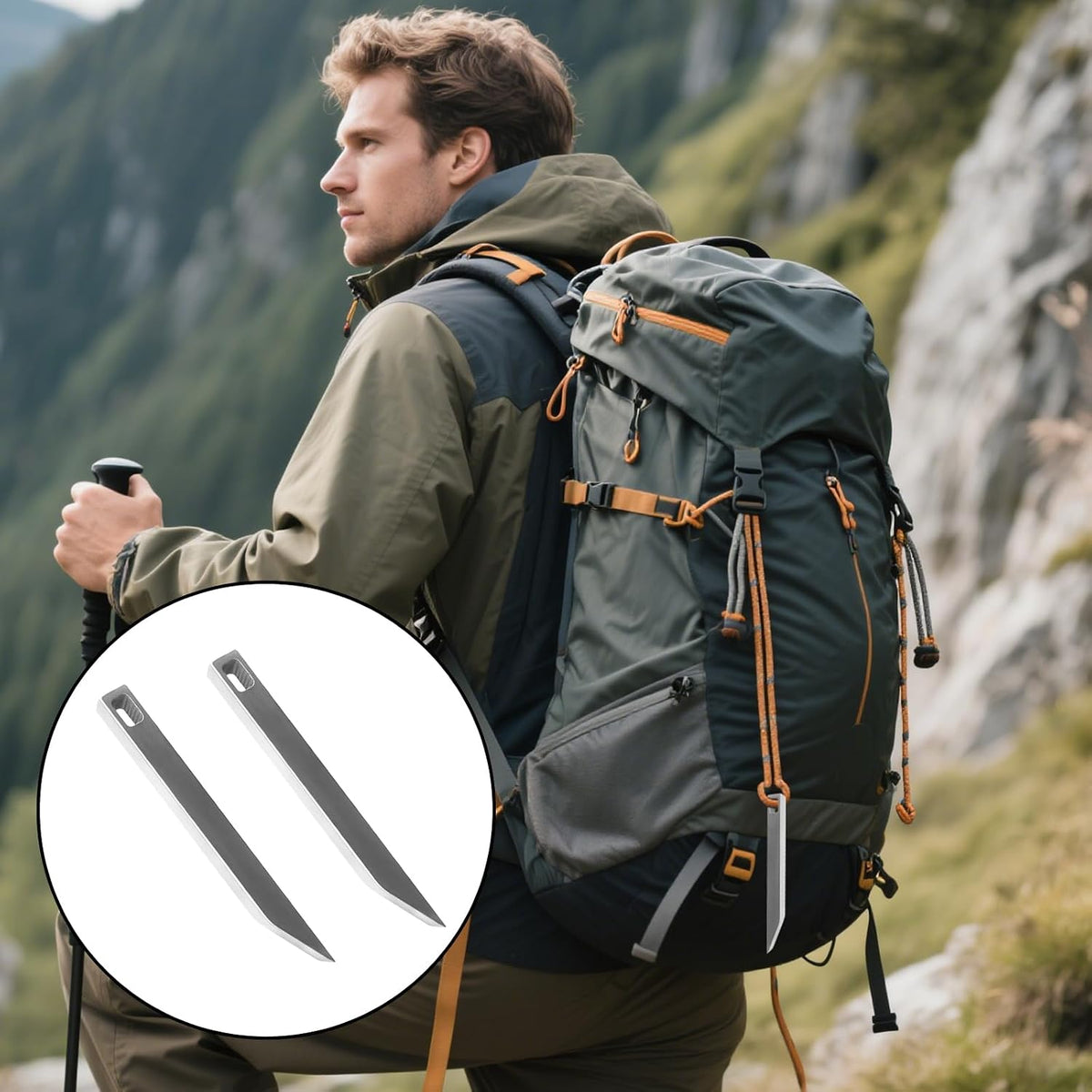 2 Pack EDC Stainless Steel Pry Bar for Every Day Carry Mini Portable Multitool, Bottle and Box Opener