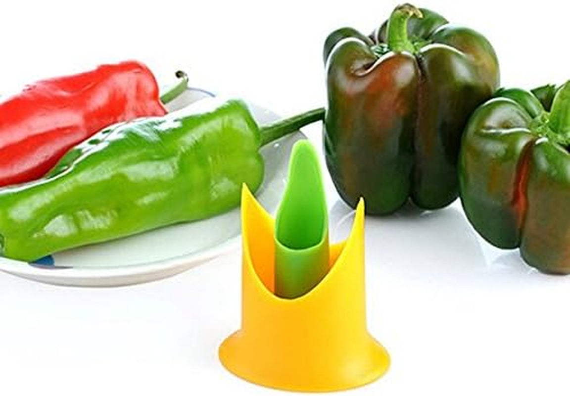 Pepper Tomato Coring Tool - Plastic Blade, Polypropylene Handle - Kitchen Gadget