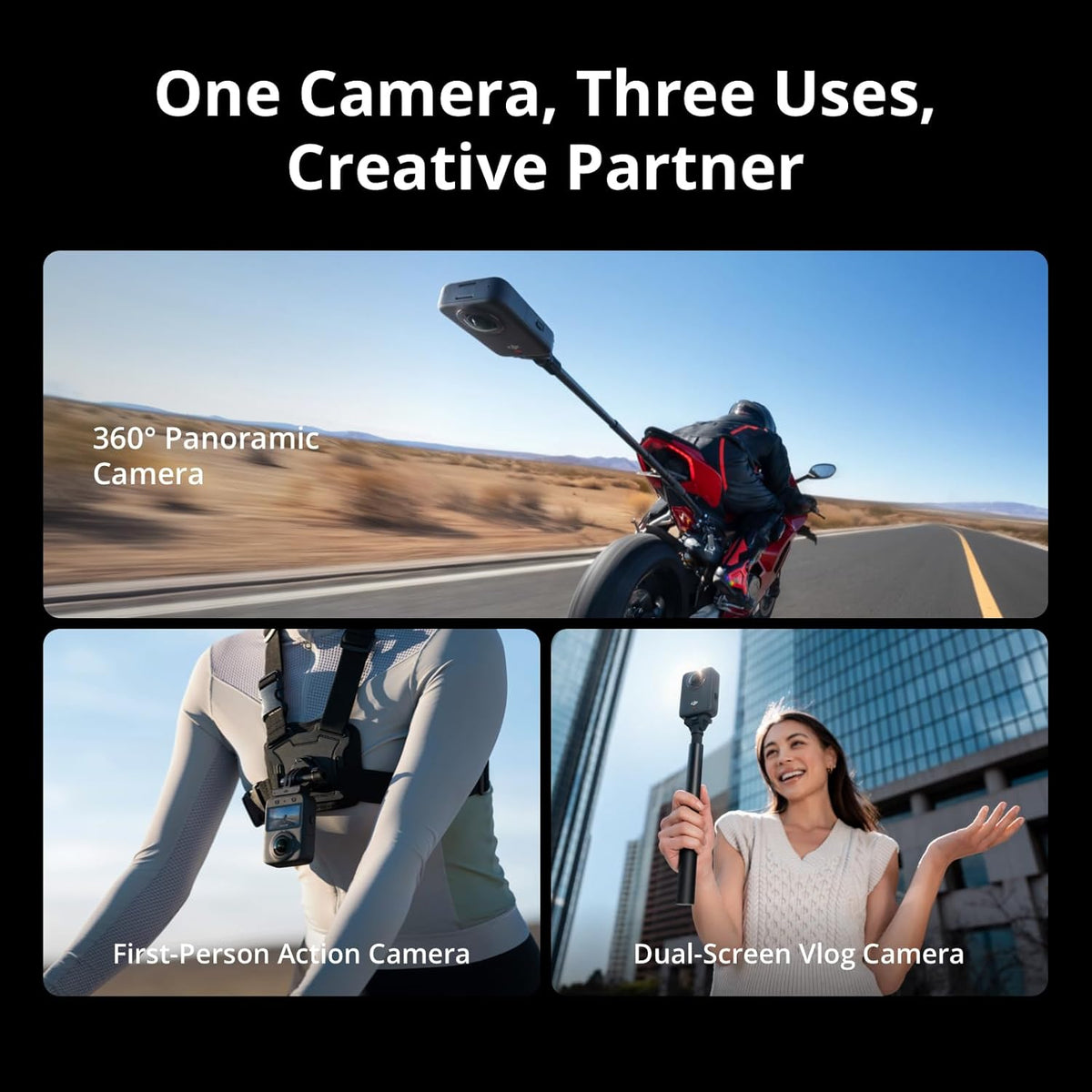 DJI Osmo 360 Standard Combo, 360 Action Camera