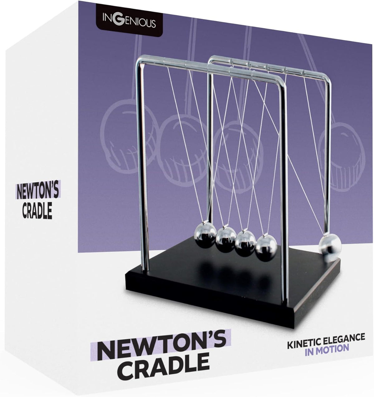 Newton'S Cradle Five Pendulum Classic Physics Swinging Executive Desk Toy