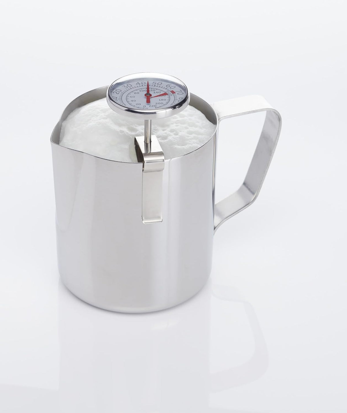Milk Thermometer, Stainless Steel Kitchen Gadget, Silver