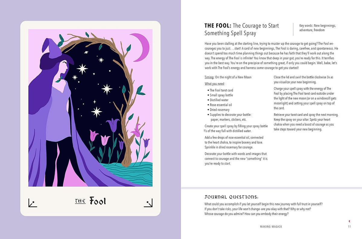 The Tarot Spellbook: 78 Witchy Ways to Use Your Tarot Deck for Magick and Manifestation