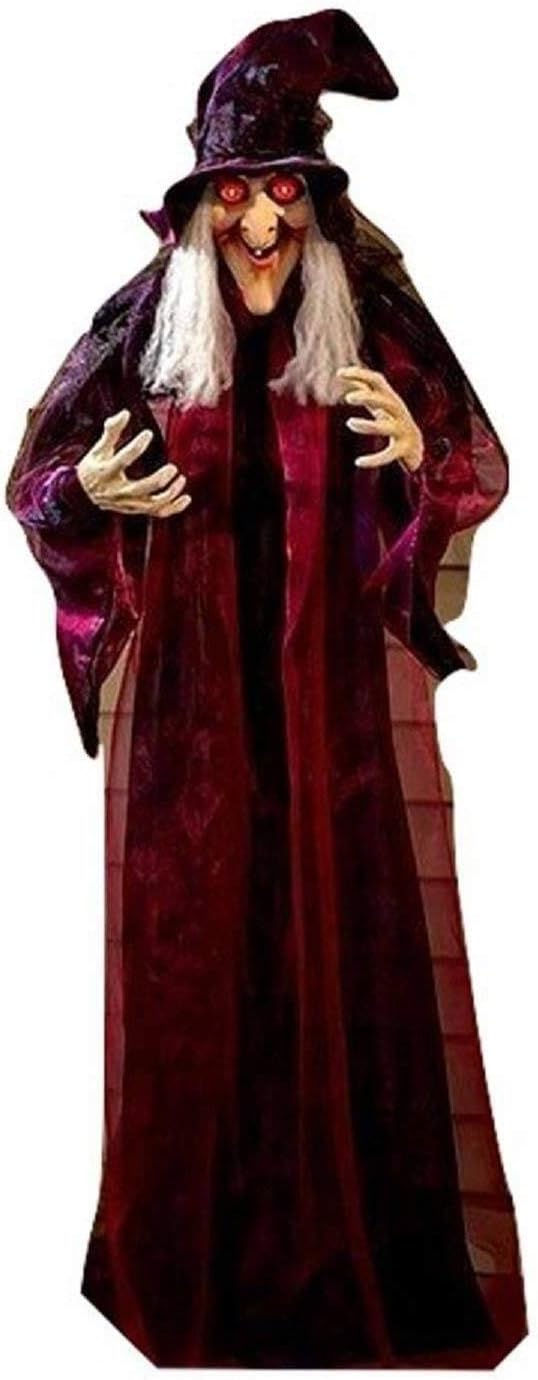 Life-Size Talking Witch animatronic - full length studio photo