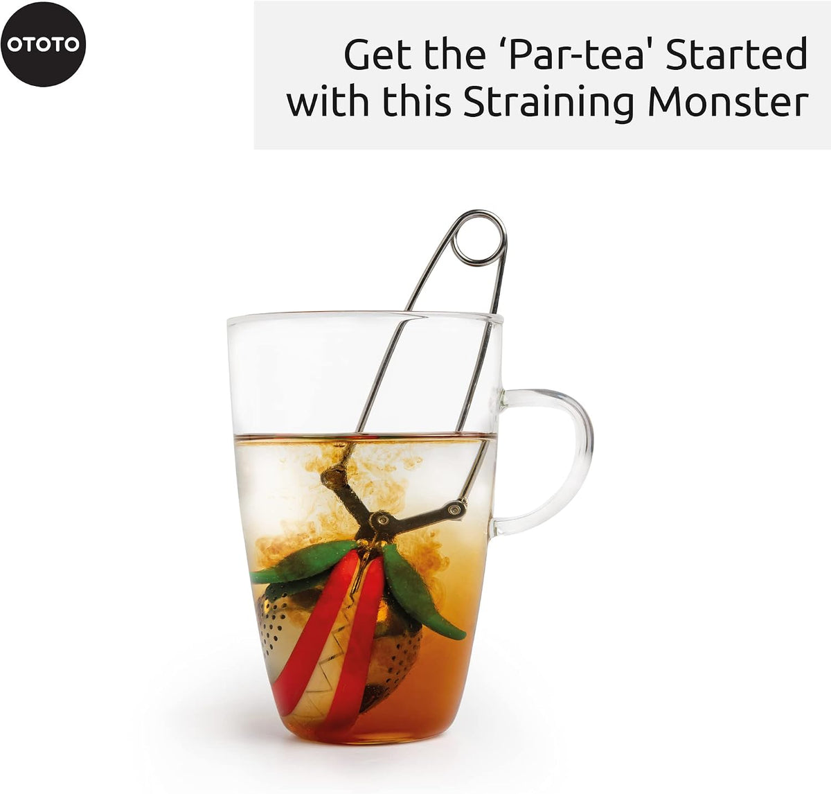 Tea Trap Infuser – Novelty Venus Fly Trap for Loose Leaf Tea, Bpa-Free Silicone & Stainless Steel, Dishwasher Safe, Fun Kitchen Gadget Gift