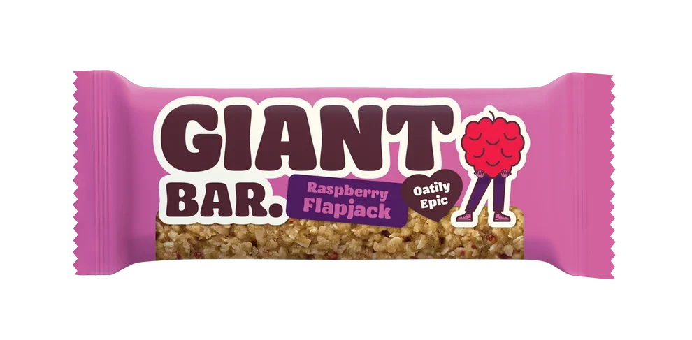Giant Bar Raspberry Flapjack 90g