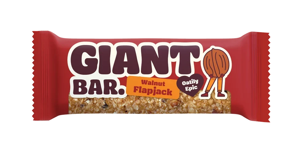 Giant Bar Walnut Flapjack 90g