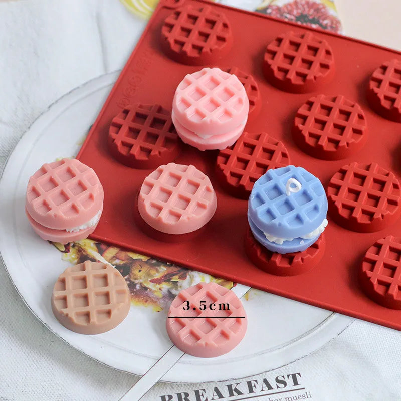 Diy Cake Candle Decoration Silicone Mold Donut Circle Resin Mold Chocolate Biscuit Mold Cake Decorating Tools Pastry Tools