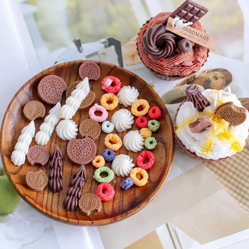 Diy Cake Candle Decoration Silicone Mold Donut Circle Resin Mold Chocolate Biscuit Mold Cake Decorating Tools Pastry Tools