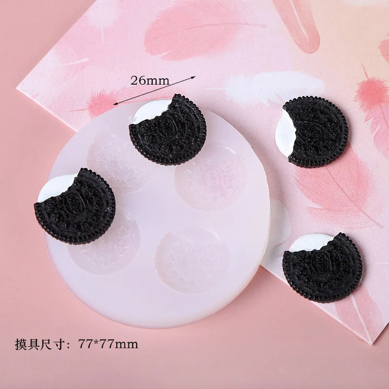 Diy Cake Candle Decoration Silicone Mold Donut Circle Resin Mold Chocolate Biscuit Mold Cake Decorating Tools Pastry Tools