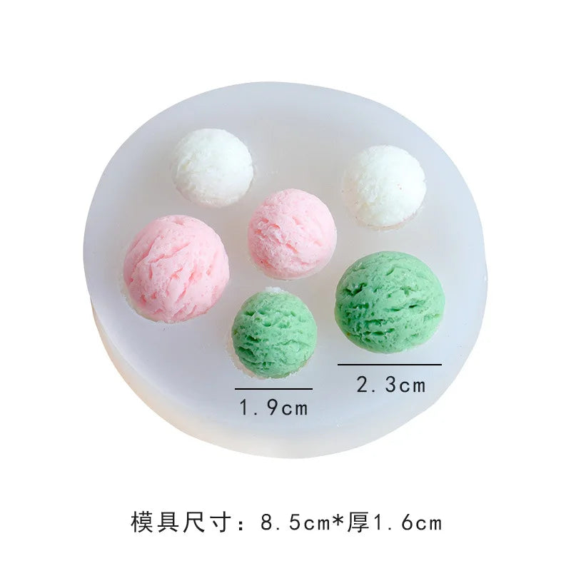 Diy Cake Candle Decoration Silicone Mold Donut Circle Resin Mold Chocolate Biscuit Mold Cake Decorating Tools Pastry Tools
