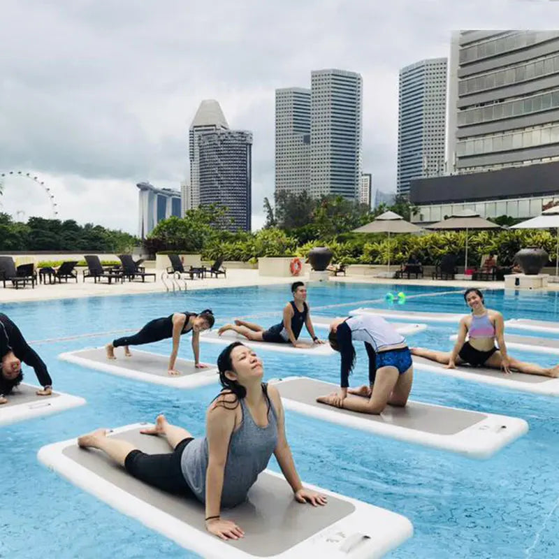 Engage Your Core Like Never Before – The Inflatable Floating Yoga Mat That Redefines Balance and Strength