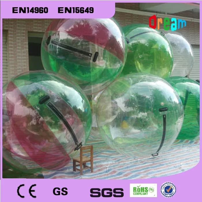 2.0m Dia Clear Inflatable Water Walking Ball Water Balloon Zorb Ball Walking On Water Walk Ball Water Ball