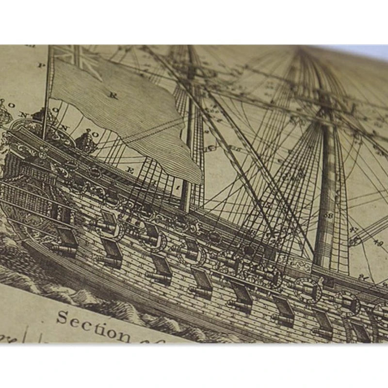 Sail Through Time – The Majesty of Maritime History on Your Wall