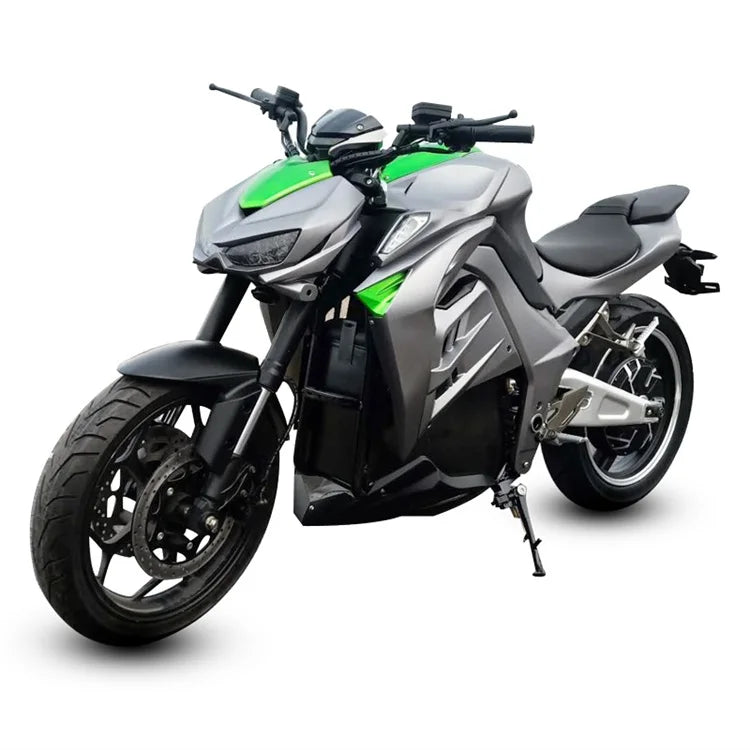 Silent Thunder – 10000W Electric Racing Motorcycle with 72V 100Ah Lithium Power