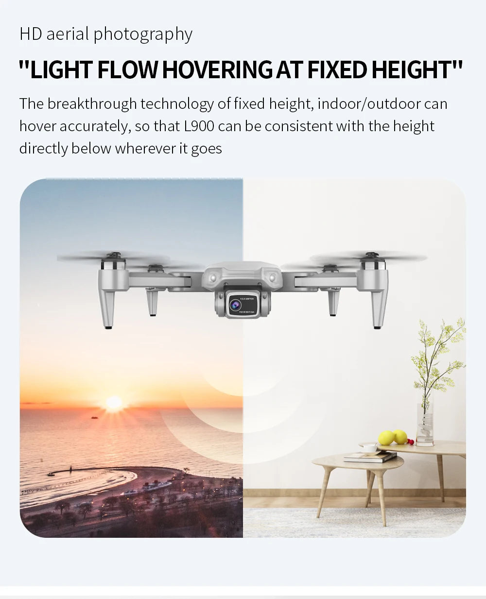 Master the Sky – L900 Pro 4K GPS Drone with Dual Cameras, 5G Real-Time View & 1.2KM Freedom to Roam
