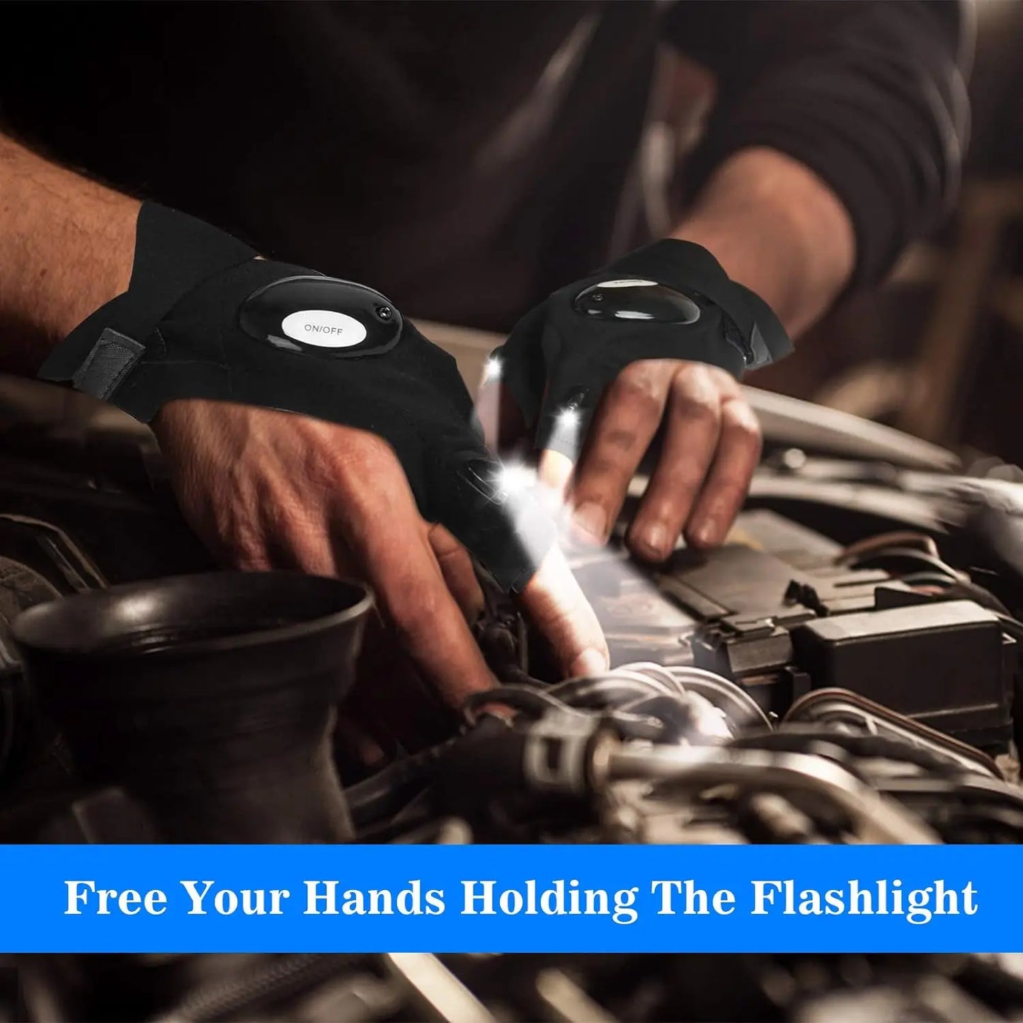 Illuminate Your Adventures: The Ultimate LED Half-Finger Gloves for Nighttime Exploration