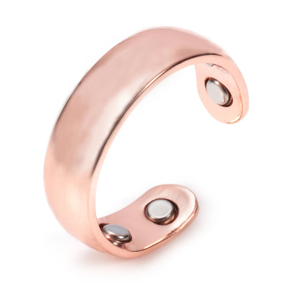 Balance in Every Beat – Magnetic Tourmaline Energy Ring That Grounds, Glows, and Guides