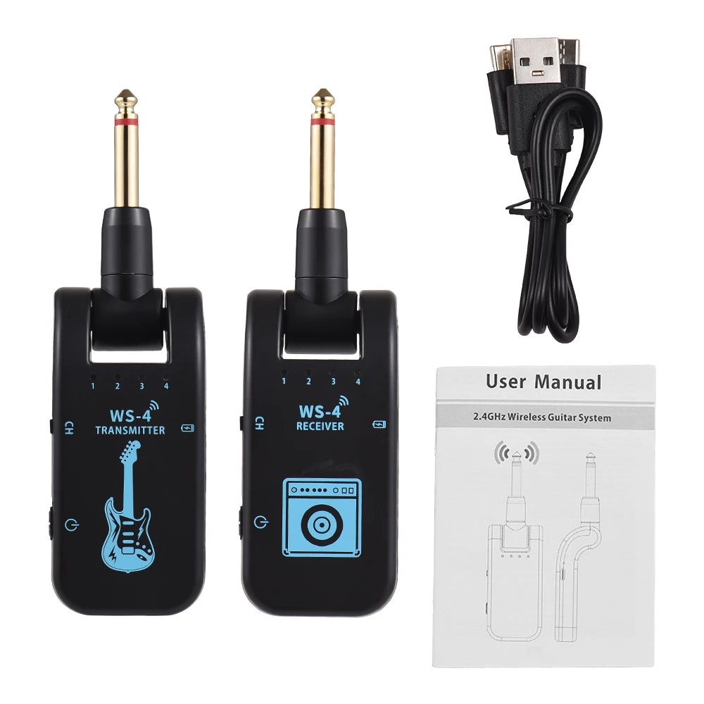 2.4 GHz Wireless Guitar Set – Studio-Grade Clarity, Limitless Movement