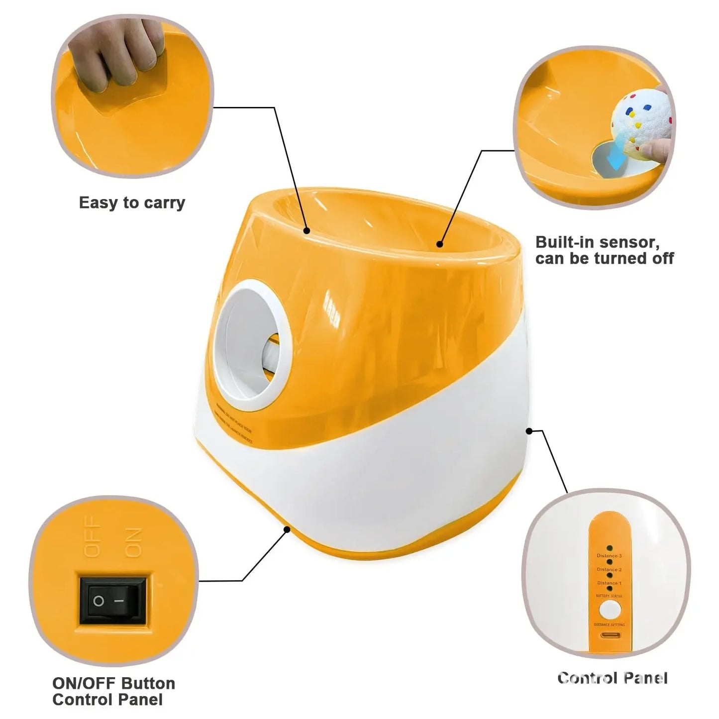 Chase the Joy – Automatic Dog Ball Launcher for Non-Stop Fun & Fetch Without the Effort