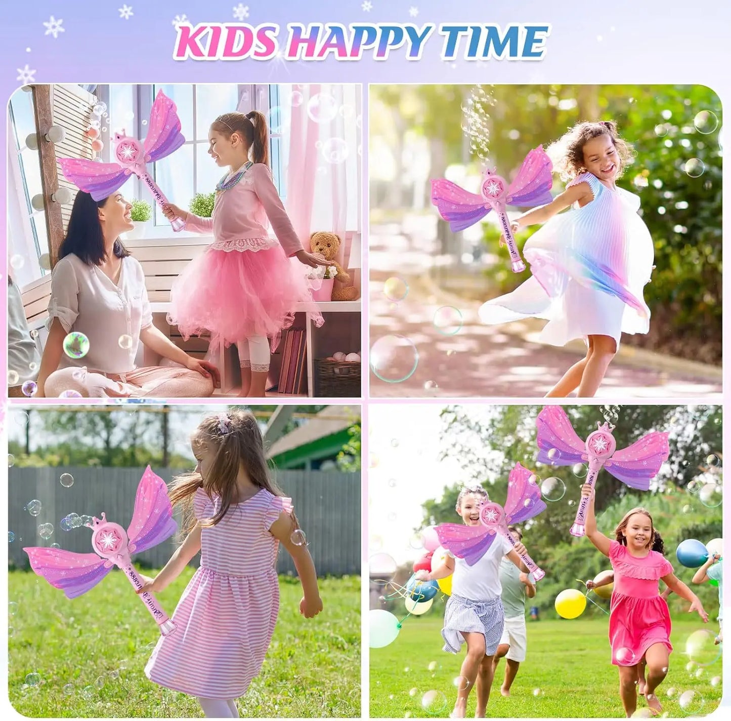 Enchanting Princess Bubble Wand: Magical Bubble Fun for Kids