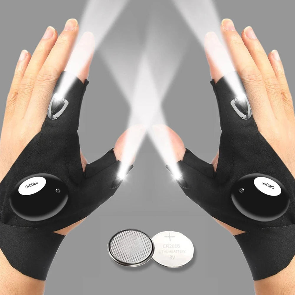 Illuminate Your Adventures: The Ultimate LED Half-Finger Gloves for Nighttime Exploration