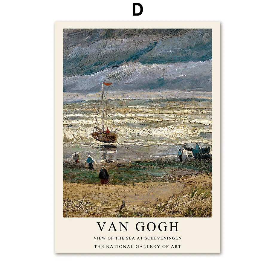 Van Gogh Writings Prints and Posters Great Work The Oil Painting Landscape Decorations for Living Room Wall Art Canvas Poster
