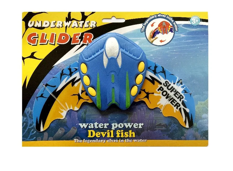 Water Power Devil Fish Underwater Glider Toy Beach Seaside Swimming Pool Games Kids Gift Summer Outdoor Toys Float For Adults