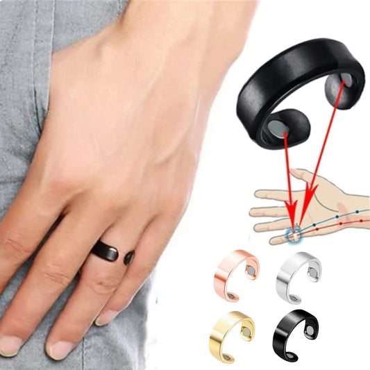 Balance in Every Beat – Magnetic Tourmaline Energy Ring That Grounds, Glows, and Guides