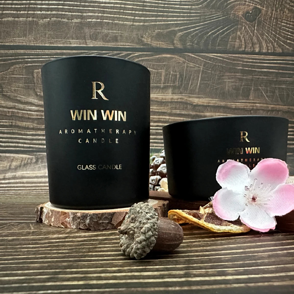 Lavender/Velvet Rose Black Cup Size Cup Aromatherapy Candle Bedroom Fragrance Candle Hand Gift Smokeless Soybean Wax Candle