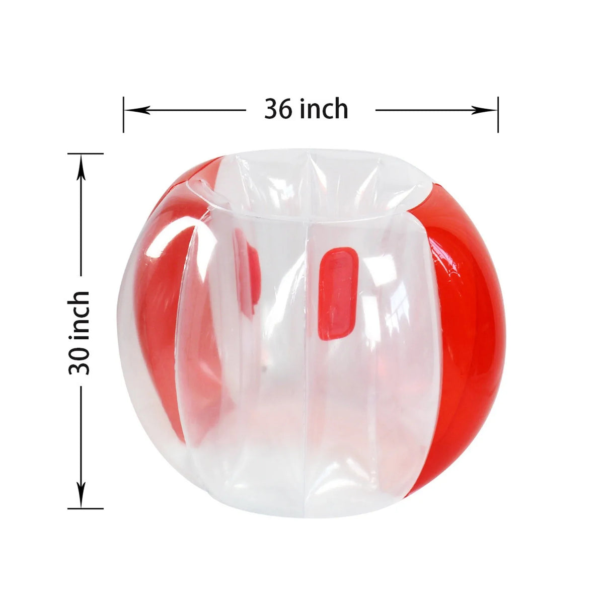 90cm Inflatable Bumper Balls 0.8mm Thick Bubble Soccer Balls Inflatable Zorb Balls for Adults or Children Gift