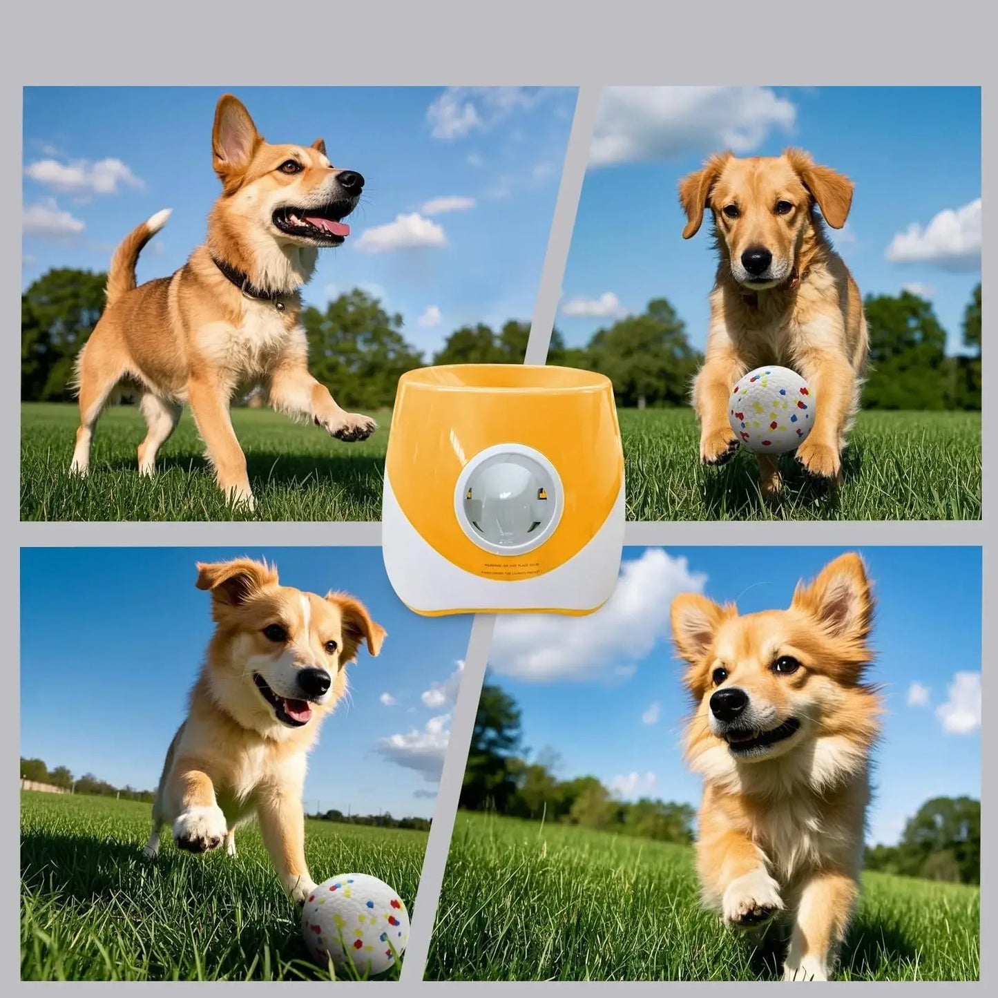 Chase the Joy – Automatic Dog Ball Launcher for Non-Stop Fun & Fetch Without the Effort