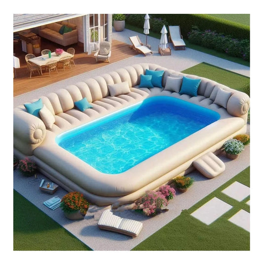 Lounge in Liquid Luxury – Inflatable Swimming Pool Sofa That Turns Any Garden into a Summer Sanctuary