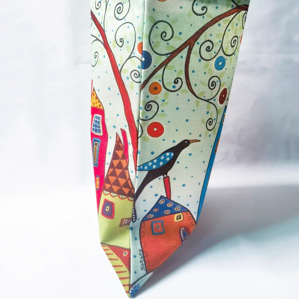 Yayoi Kusama Art Shopping Bags for Women Both Sided Japanese Abstract Casual Shopper Bag Lady Canvas Tote Travel Handbags