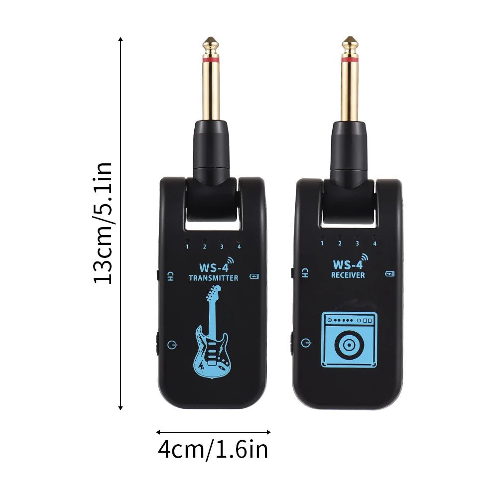 2.4 GHz Wireless Guitar Set – Studio-Grade Clarity, Limitless Movement