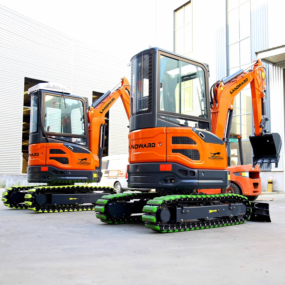 Factory Direct Sales 2.5 Ton Mini Hydraulic Excavator High Quality Digging Machine 3.5 Ton Small Crawler Digger Euro 5 Customize