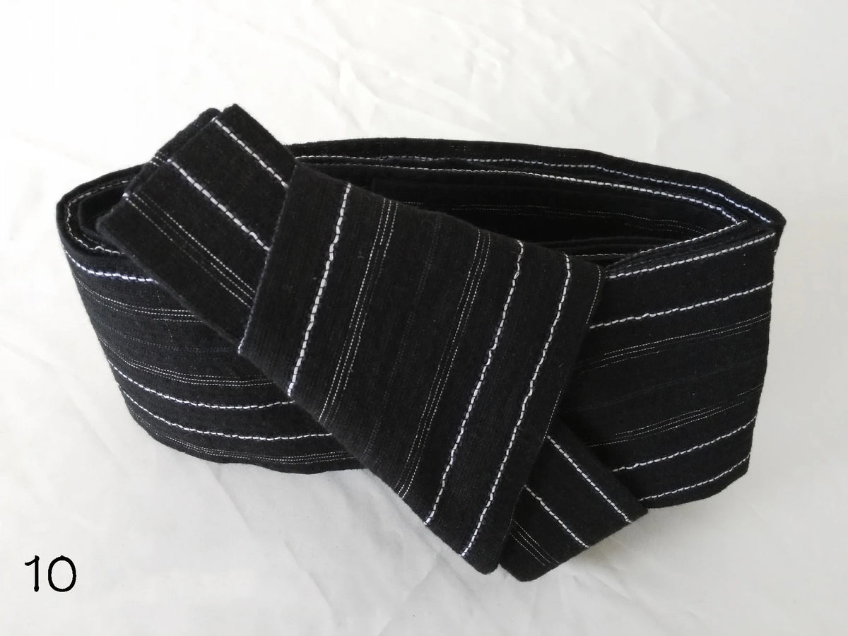 Japanese Traditional Samurai Kimono For Men Yukata Bathing Robe Hekoobi Loose Style Sauna Wear Homewear Belt Long Gown Cotton