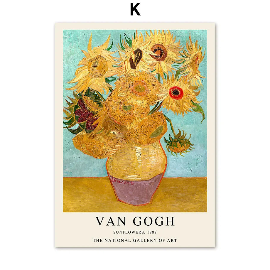 Van Gogh Writings Prints and Posters Great Work The Oil Painting Landscape Decorations for Living Room Wall Art Canvas Poster