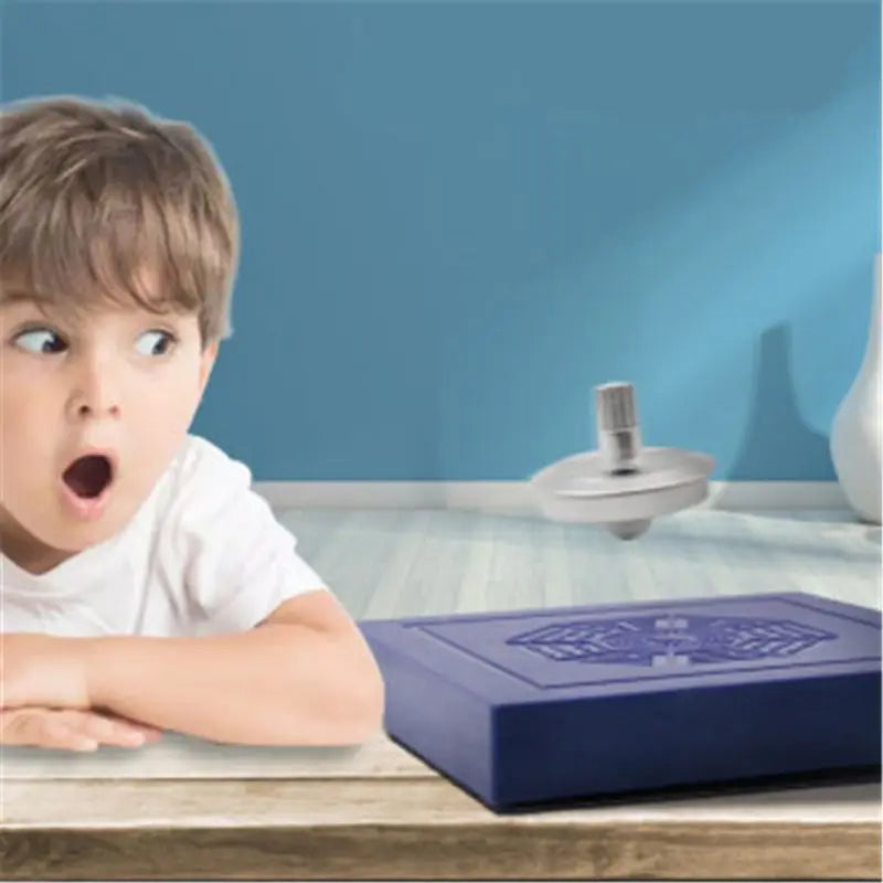 Magnetic Floating Gyro Top – Levitating UFO Spin Toy for Kids & Adults