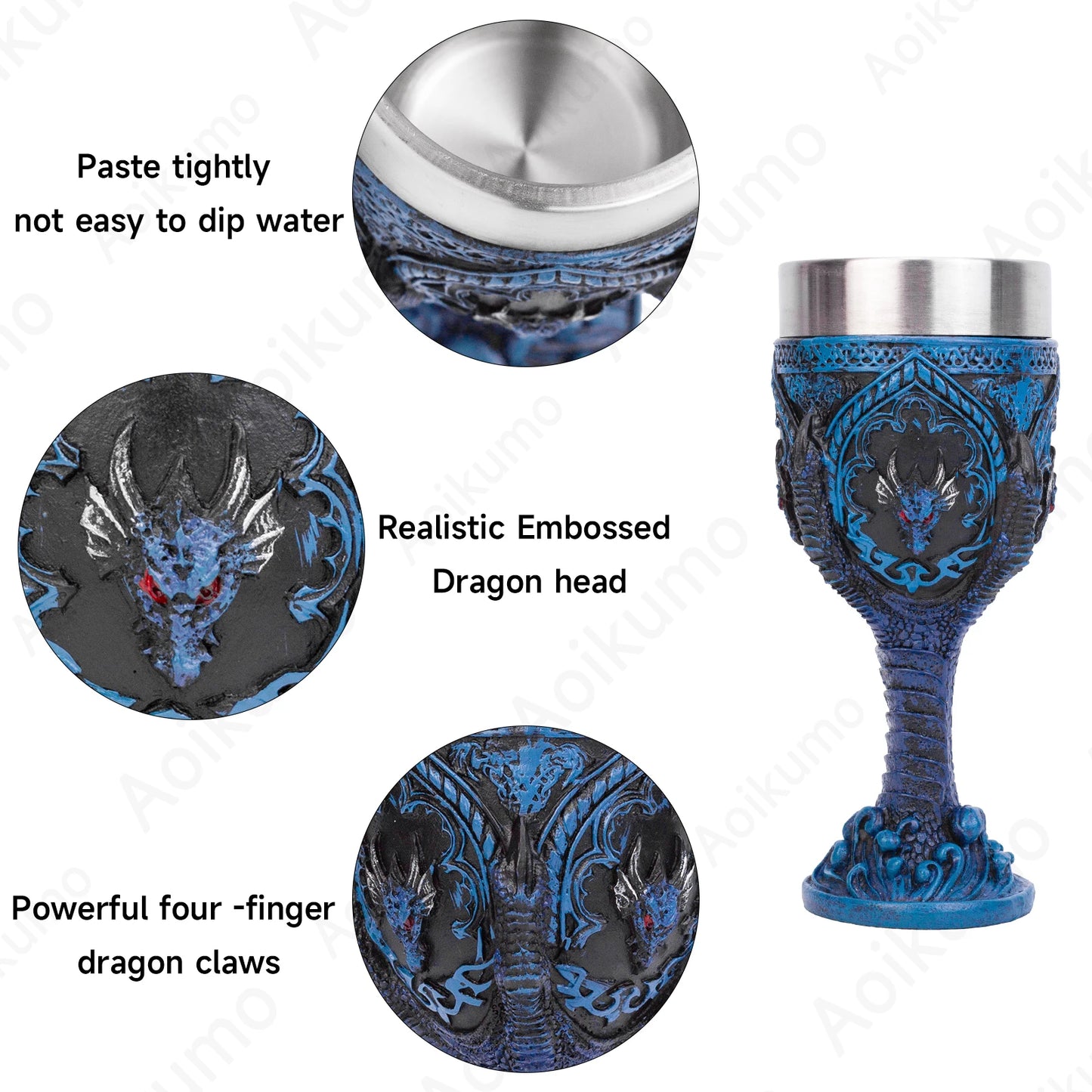 Embrace the Dark Elegance: The 3D Gothic Wine Goblet