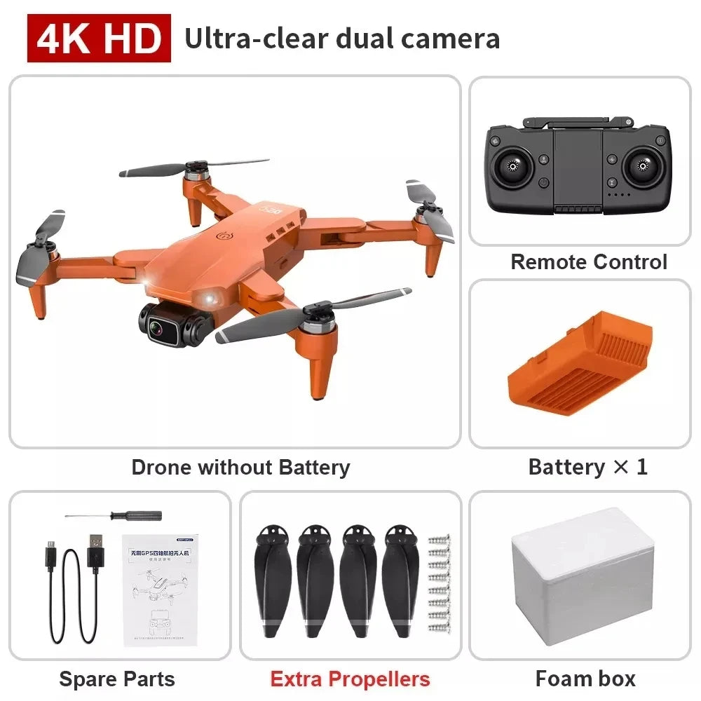 Master the Sky – L900 Pro 4K GPS Drone with Dual Cameras, 5G Real-Time View & 1.2KM Freedom to Roam
