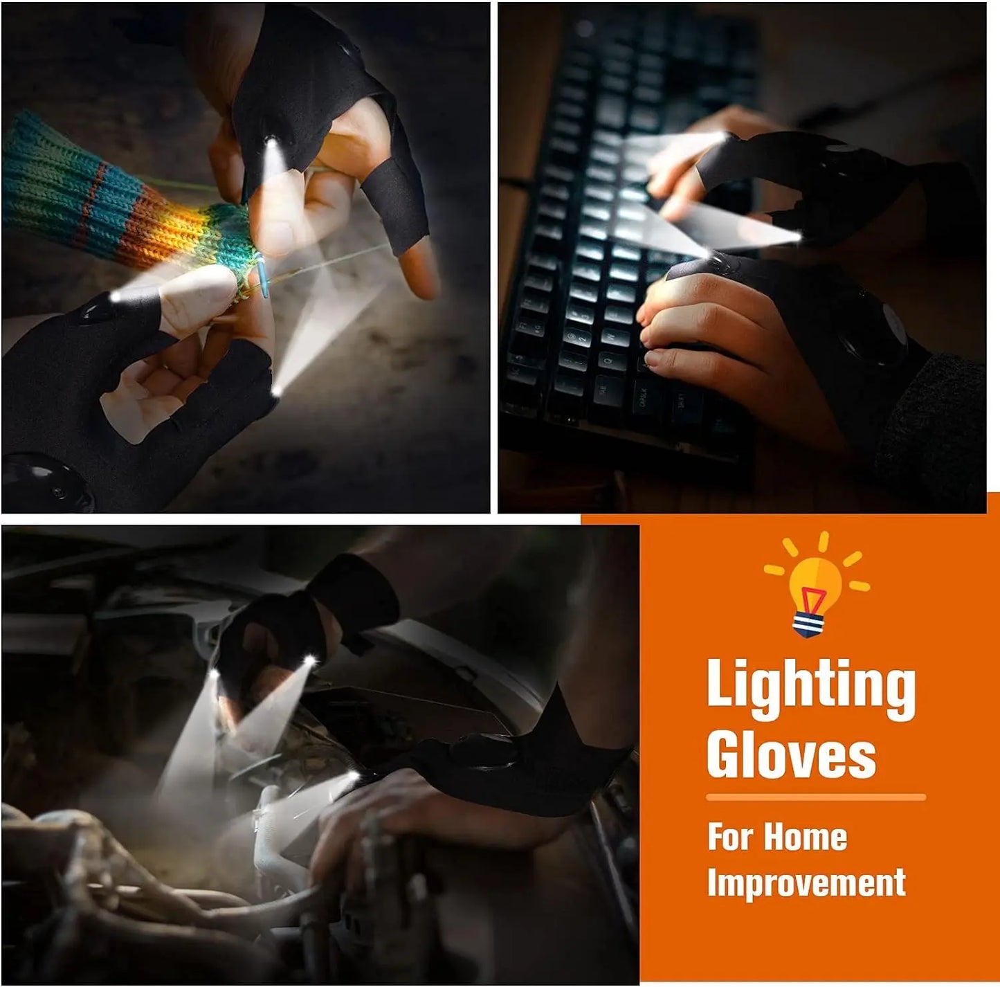 Illuminate Your Adventures: The Ultimate LED Half-Finger Gloves for Nighttime Exploration