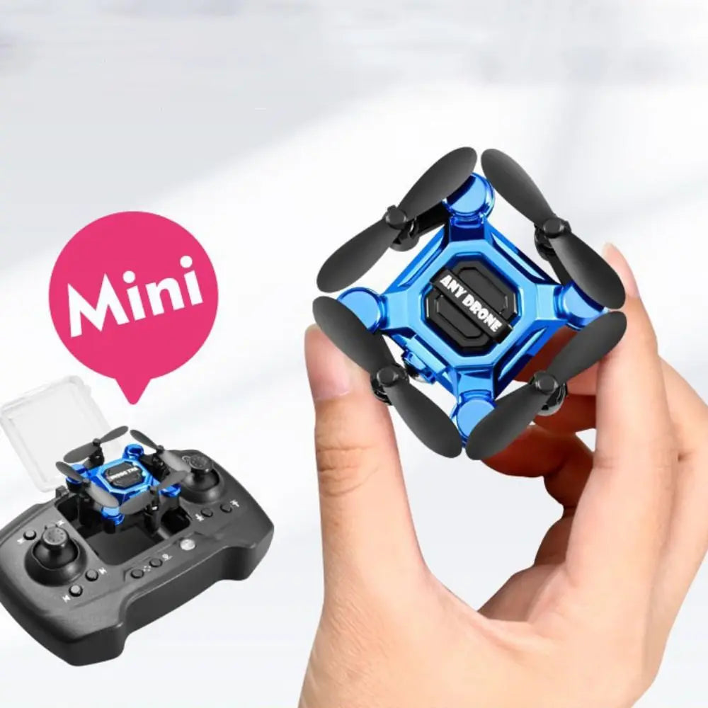 Plastic Mini Remote Control Aircraft Quadcopter Rechargeable Rotation Remote Control Plane Four-axis Portable