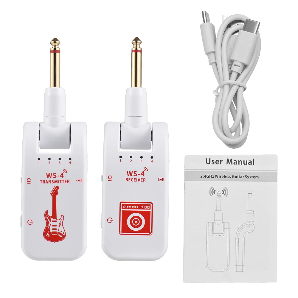 2.4 GHz Wireless Guitar Set – Studio-Grade Clarity, Limitless Movement