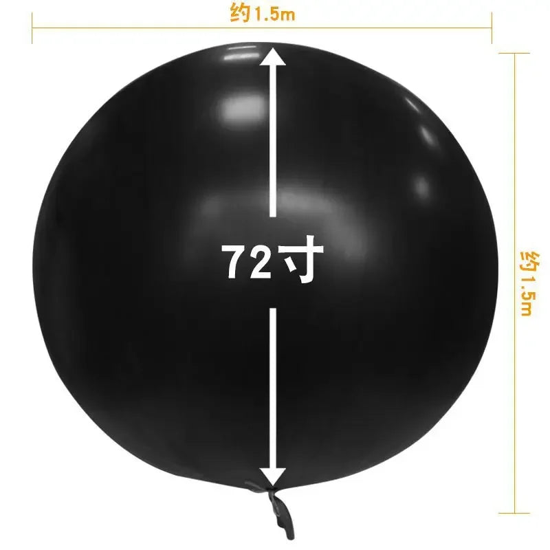 Latex Super Large Balloon 48/72/96/120 inchRound  Weather Balloon Explodes at Opening Ceremony White Groundburst  Ball