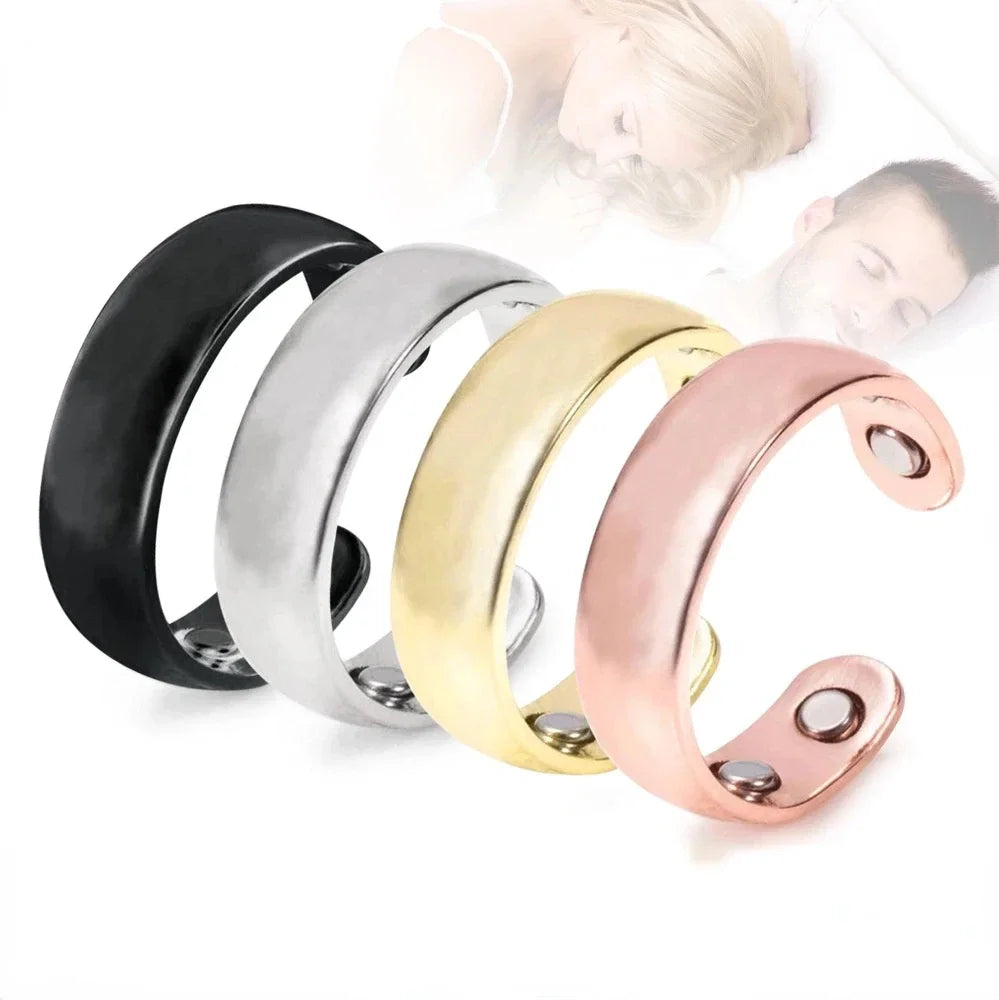 Balance in Every Beat – Magnetic Tourmaline Energy Ring That Grounds, Glows, and Guides